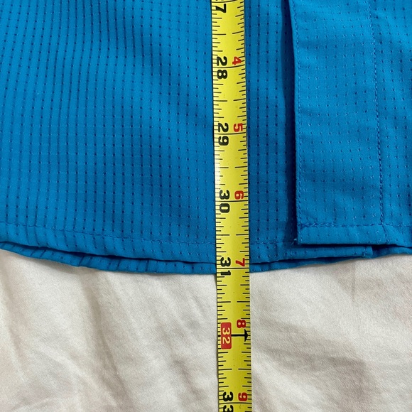 Magellan Outdoors Men’s L Blue MagWick Fishing Shirt Short Sleeve Loose Fit - Picture 6 of 9